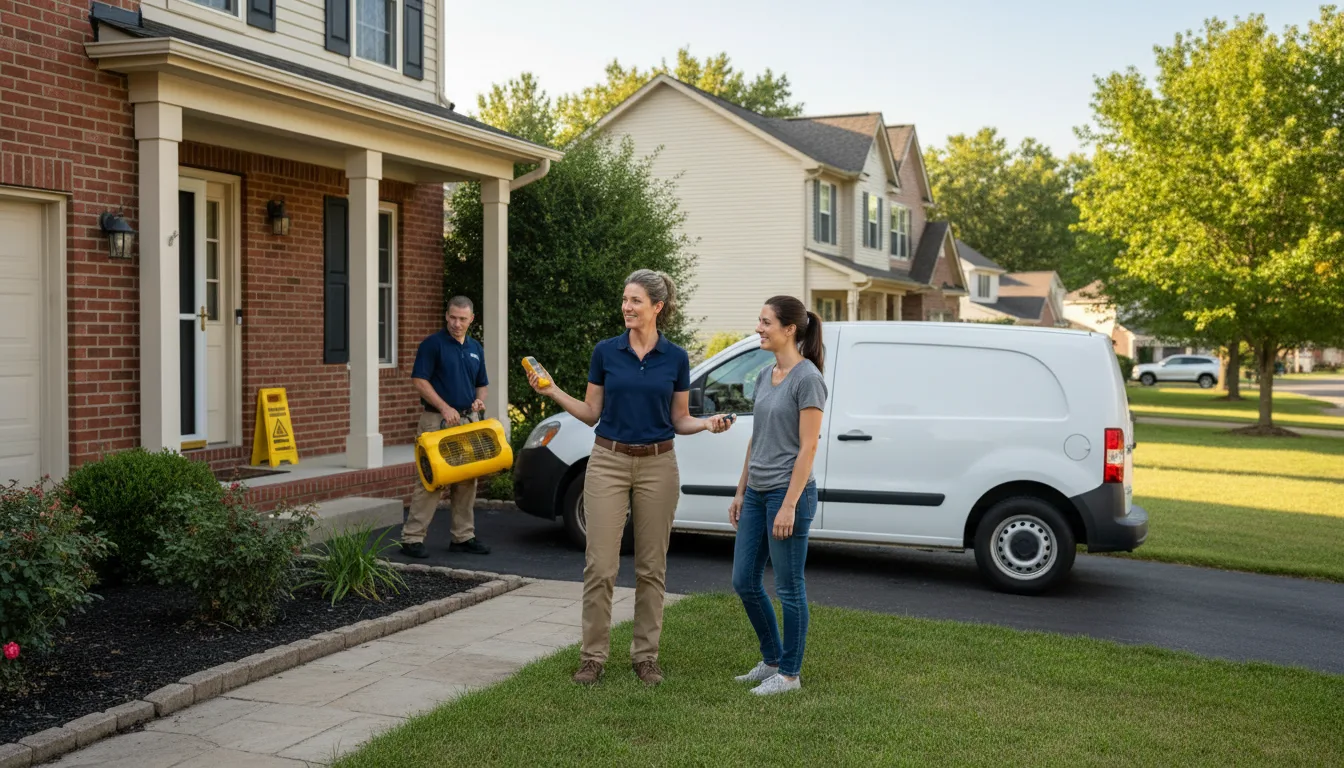 Water restoration image for Water Damage & Restoration Services in Rarden, OH